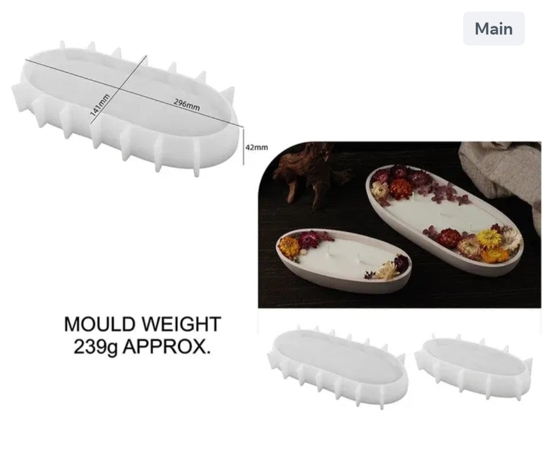 Big Boat Shape Candle Holder Mould