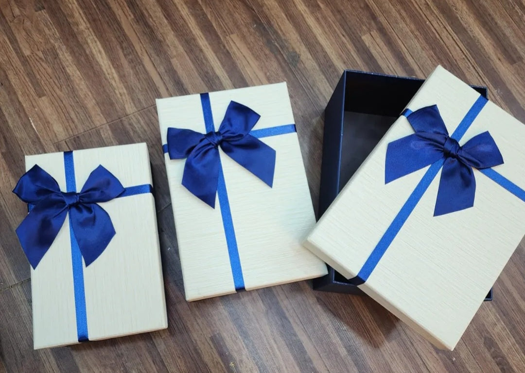 Satin  ribbon gift box