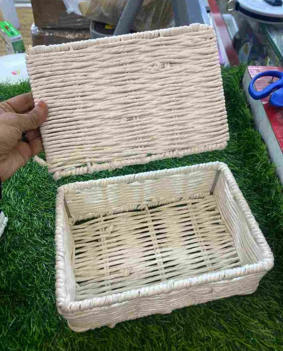 Jute Metal Basket