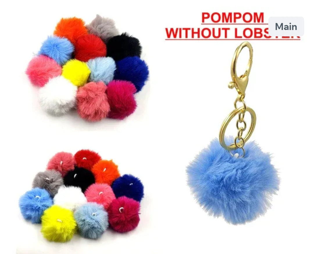 Mix Color Hanging Pompom