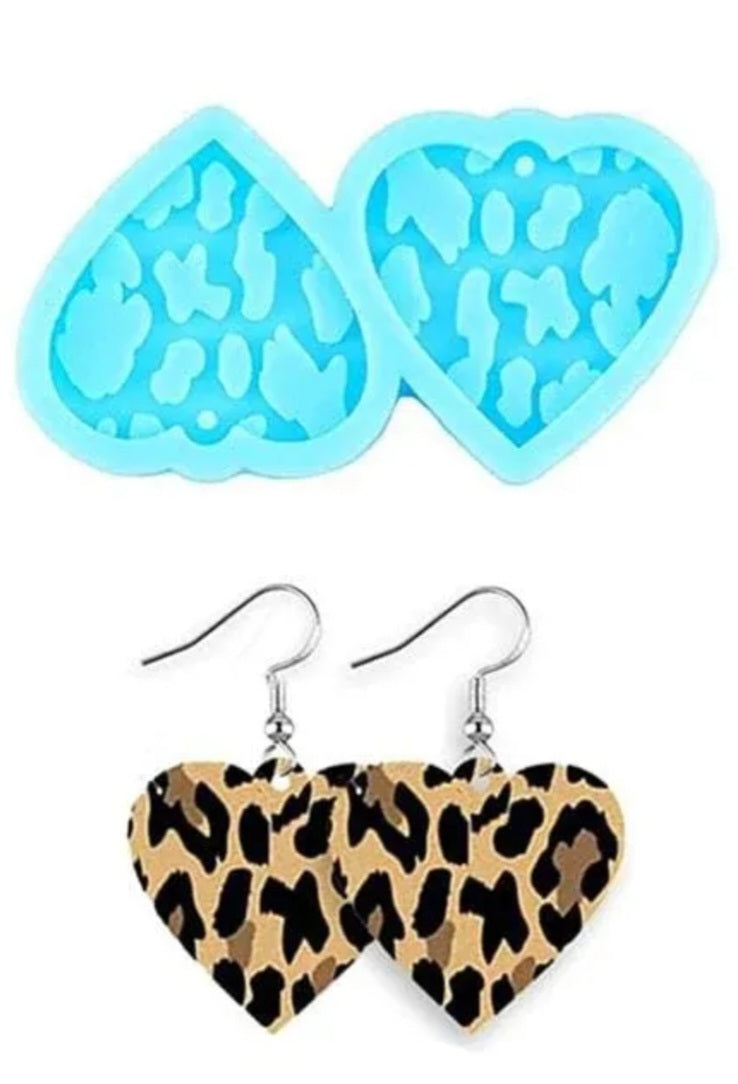 Heart Design Earring Mould