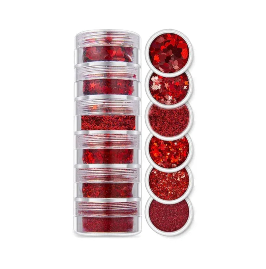 6 In 1 Glitter & Chunks Holo Collection