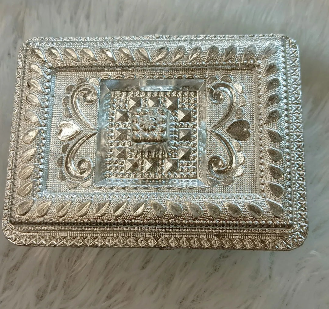 Decorated Silver Box