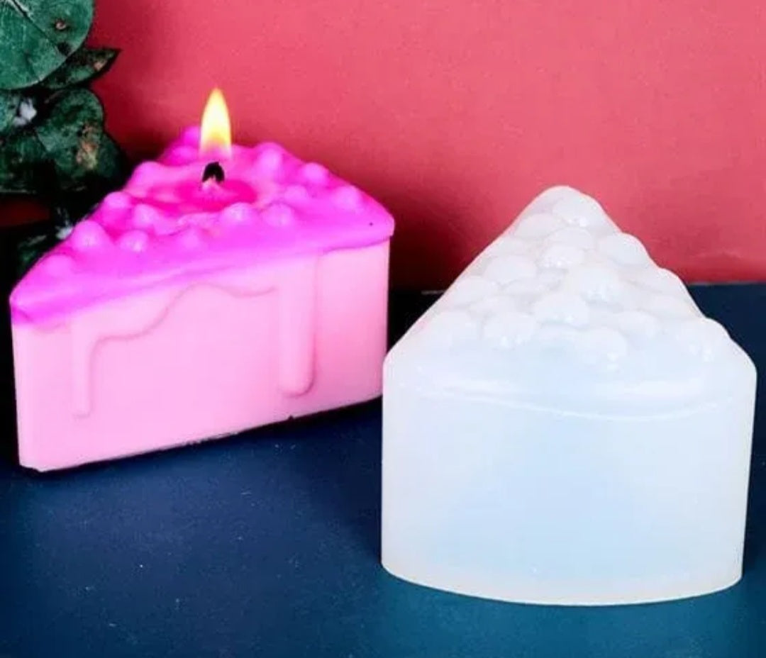 Cake Piece Candle Mould