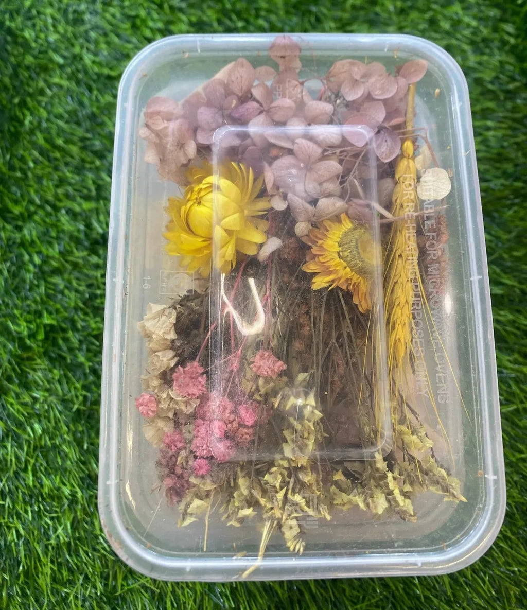 RESIN ART DRIED FLOWERS BOX
