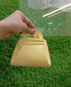 yellow gift bag resin cake gift hamper