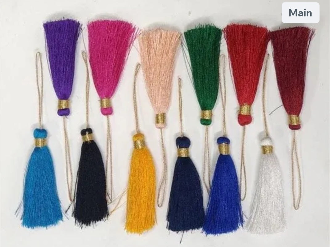 8Cm Tassels 12 Pcs
