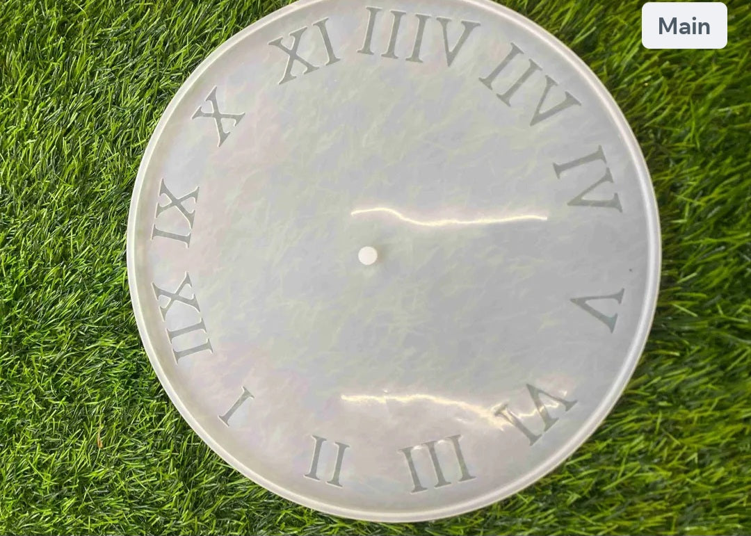 DIY SILLICONE MOULD ROMAN WATCH