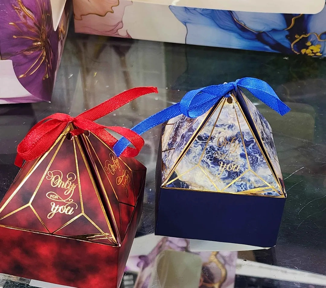 20 Pcs Decorative Folding Storage Box for Return Gift, Birthday, Gift Boxes