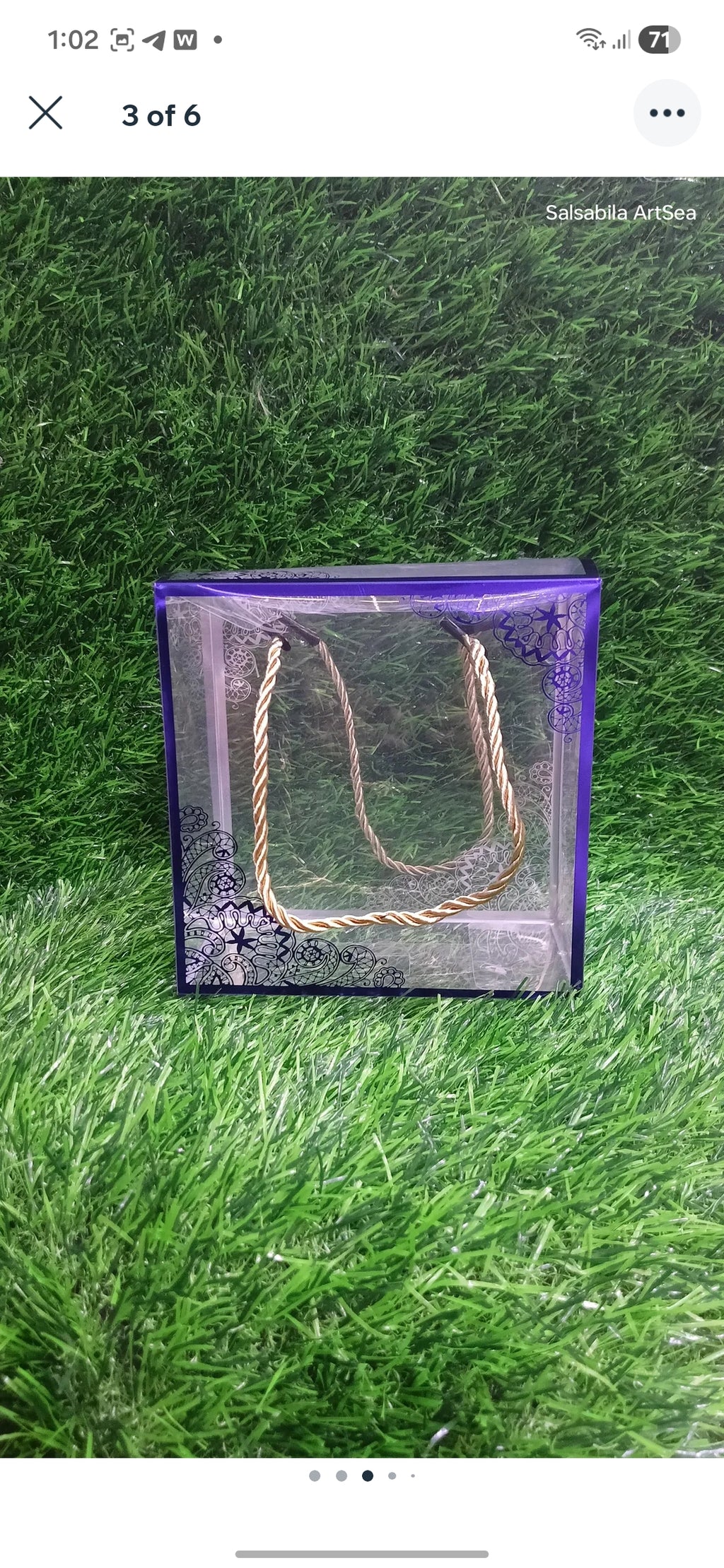Printed PVC Rope Boxes for Hampers 6 * 6