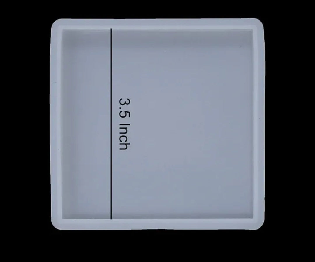 3.5Inch Square Coaster Mould