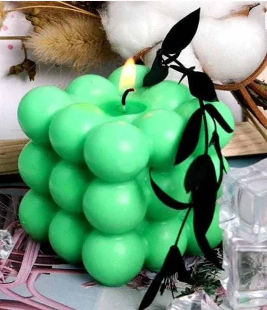 Big Bubble Cube Candle Mould