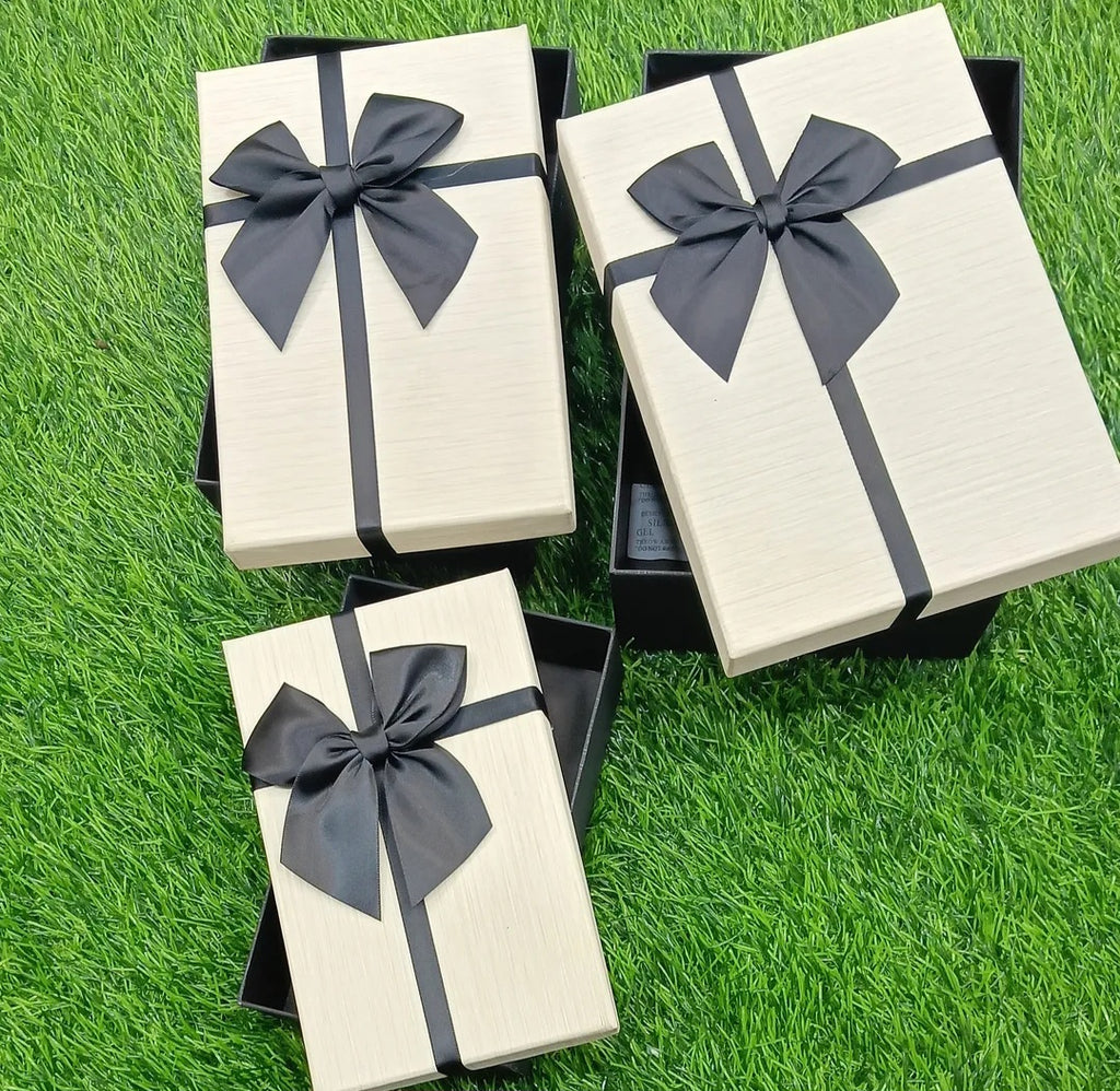 Satin  ribbon gift box